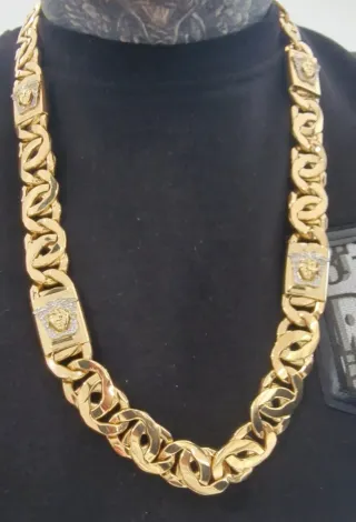 Cadena Oro 18kt Versace Medusa Infinito