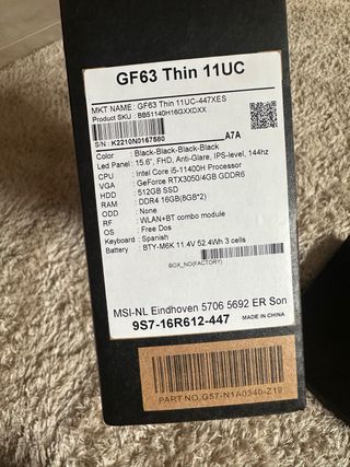 Cambio Portátil Gaming MSI  Por iPhone