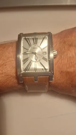 Reloj Tous Acero Cuadrado Correa Marrón