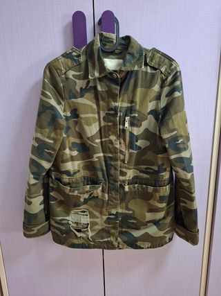 Chaqueta Militar Pull&Bear Talla S