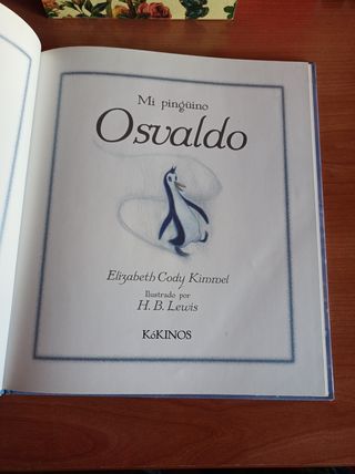 Libro infantil Mi pingüino Osvaldo