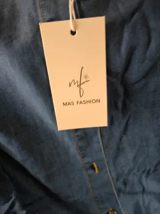 Camisa vaquera XXL Chaqueta de paño con flecos