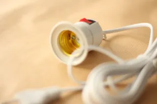 Alargador Portabombillas con cable.