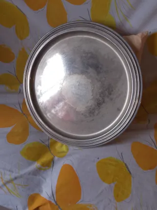 Vassoio vintage placcato argento