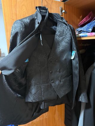 Traje de Novio Petrelli Negro