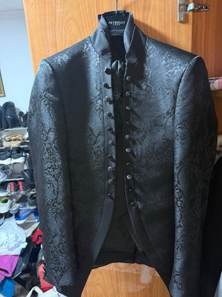 Traje de Novio Petrelli Negro