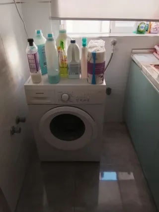 Lavadora Carga Frontal Blanca