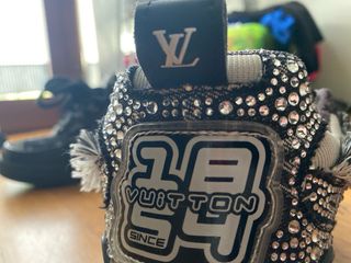 Louis Vuitton Scarpe da Ginnastica Nere e Argento