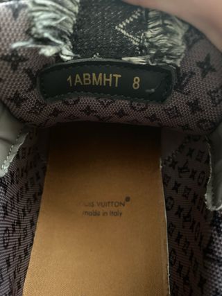 Louis Vuitton Scarpe da Ginnastica Nere e Argento