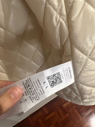 Plumifero Armani Beige Talla S