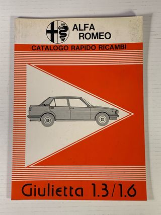 Catalogo Ricambi Alfa Romeo Giulietta 1.3/1.6