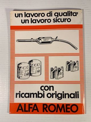 Catalogo Ricambi Alfa Romeo Giulietta 1.3/1.6