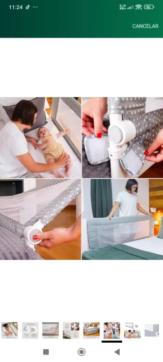 Barrera Seguridad Cama Infantil 150 cm