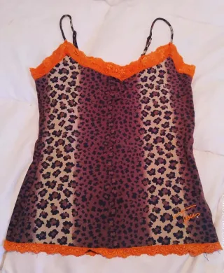 Camiseta tirantes Tous estampado leopardo