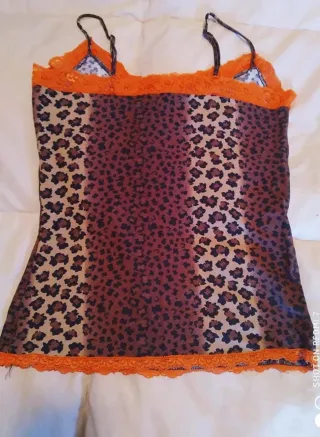 Camiseta tirantes Tous estampado leopardo
