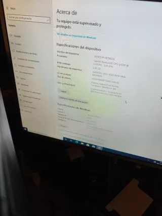 Ordenador sobremesa completo negro 6gb ram, 500Gb