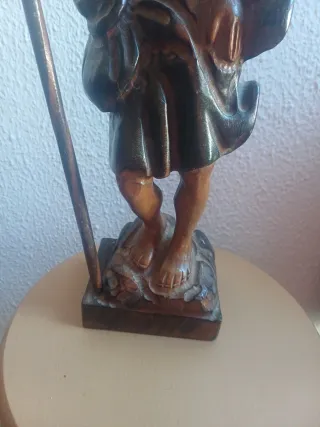 San Cristobal Talla Madera 42cm