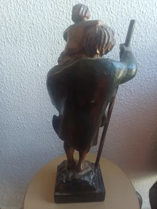 San Cristobal Talla Madera 42cm