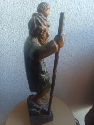 San Cristobal Talla Madera 42cm