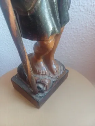 San Cristobal Talla Madera 42cm