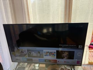 Televisor Negro rota pantalla