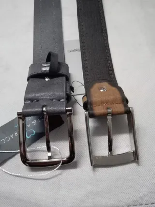 Coppia Cinture Uomo Ecopelle