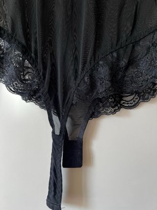 Body de encaje transparente talla L / XL