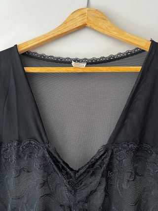 Body de encaje transparente talla L / XL