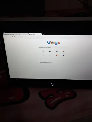 Ordenador HP Plata para comercio.Tactil