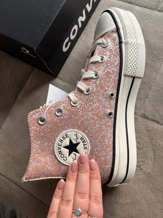 Converse plataforma talla 39