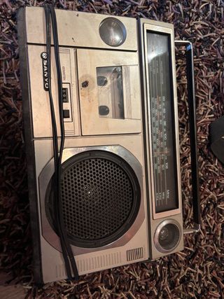 Radio Casete Sanyo Antigua