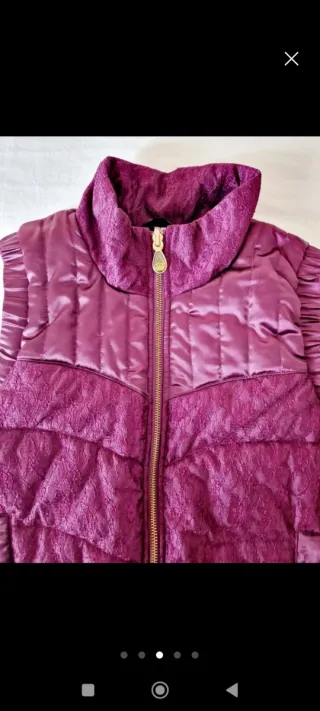 Chaleco Adidas Morado Bordado