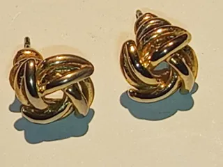 Pendientes Pierre Cardin Dorados Ovalados