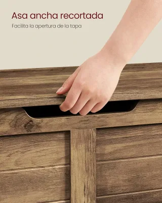 Banco Almacenaje Zapatero 100 cm Marrón Miel VASAGLE LSB061K01