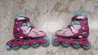 Patines niña ajustables Talla 27-30. En línea