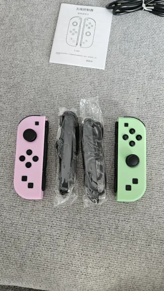 Joycons Nintendo Switch Rosa y Verde