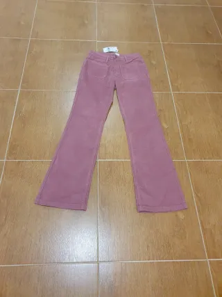 Pantalón pana Mango Teen rosa