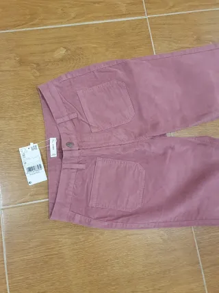 Pantalón pana Mango Teen rosa