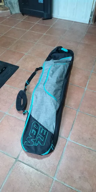 Tabla de Snowboard con Fijaciones