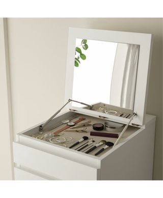 Cómoda MALM 6 cajones alta blanca