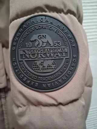 Abrigo Geographical Norway Mujer Beige