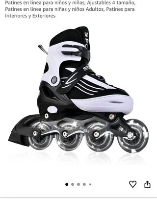 Patines en línea ajustables talla 34-37