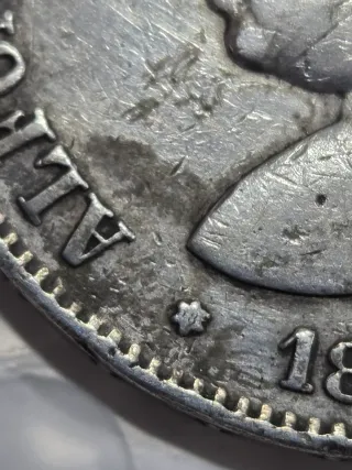 5 Pesetas Alfonso XIII 1888 Plata