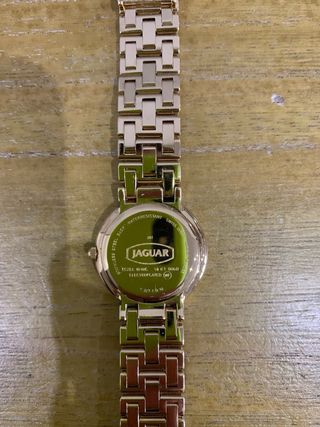 Reloj Jaguar Chapado en Oro Mujer