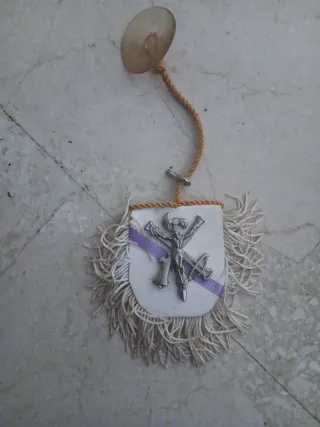 Antiguo llavero/bandera Real Madrid