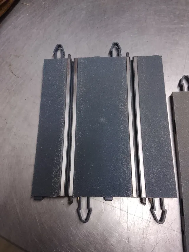 Scalextric 2 rectas 180mm Powerline gris