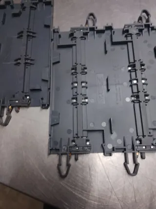 Scalextric 2 rectas 180mm Powerline gris