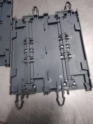 Scalextric 2 rectas 180mm Powerline gris