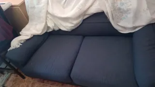 Sofá de 2 plazas gris