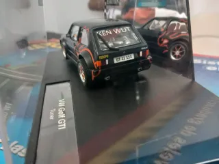 Golf GTI VW Tuner Negro Carrera Scalextric